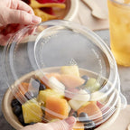 Round Dome Lid for 12 oz Tellus Bowl | Recyclable PET Plastic