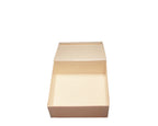 7" x 7" x 3" Collapsible Food Box w/ Attached Lid | Medium