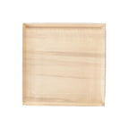 12" X 12" Covered Tray Set | Compostable Balsa Tray with RPET Lid