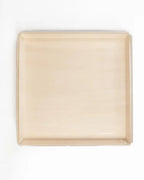 14" X 14" Covered Tray Set | Compostable Balsa Tray with RPET Lid