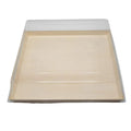 14" X 14" Covered Tray Set | Compostable Balsa Tray with RPET Lid