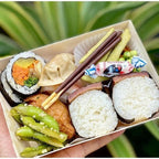7" X 5" Covered Tray Set | Compostable Balsa Tray with RPET Lid |