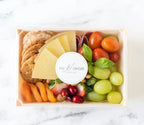 7" X 5" Covered Tray Set | Compostable Balsa Tray with RPET Lid |
