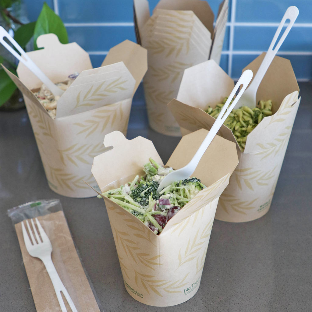 16 oz No Tree® Tall Take Out Container | PLA Lined | No Added PFAS