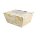 26 oz NoTree® Paper #1 Take-Out Container with PLA Window | Compostable