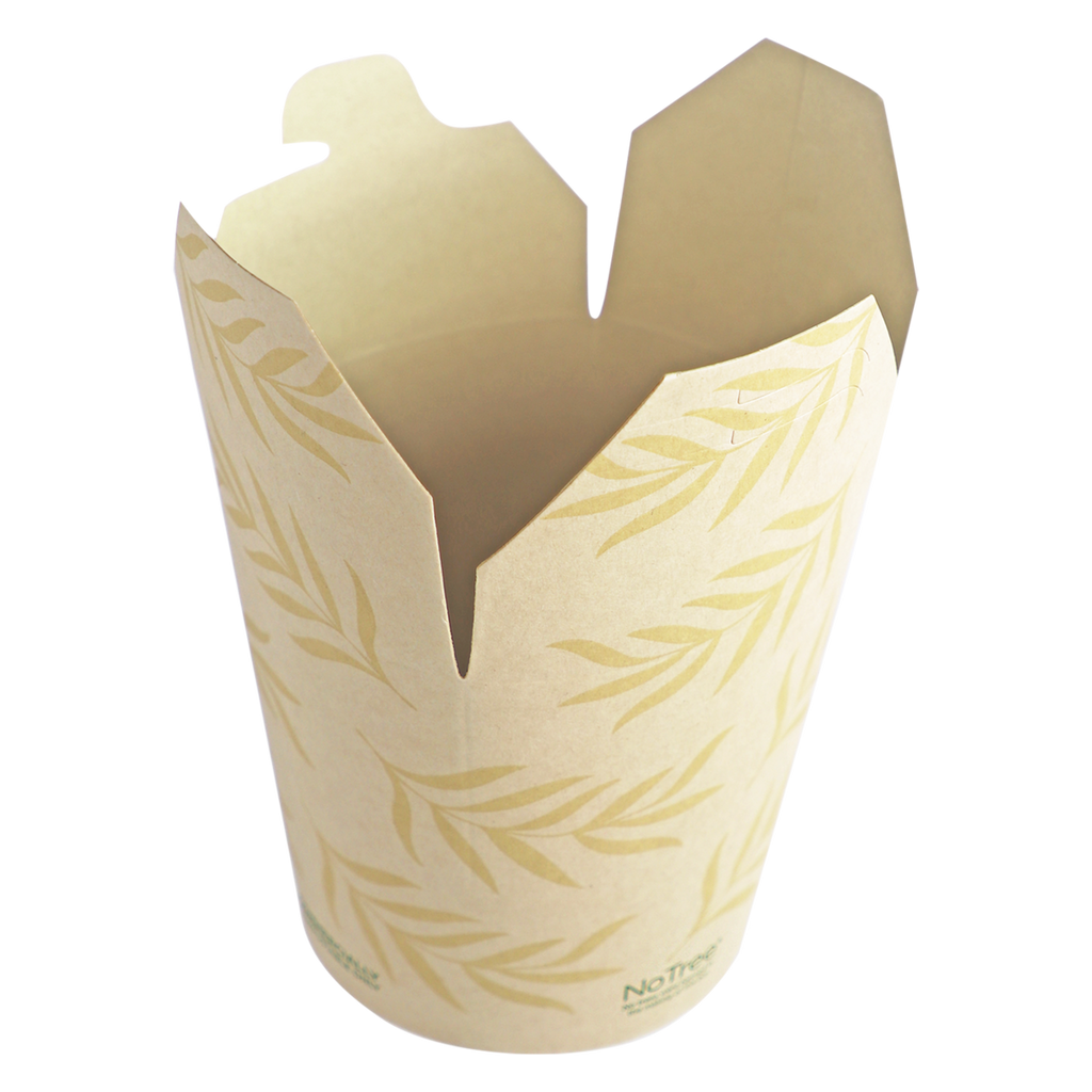26 oz No Tree® Tall Take Out Container | PLA Lined | No Added PFAS
