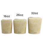 26 oz No Tree® Tall Take Out Container | PLA Lined | No Added PFAS