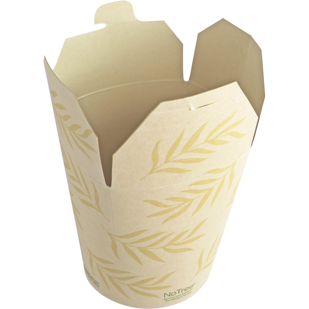 32 oz No Tree® Tall Take Out Container | PLA Lined | No Added PFAS