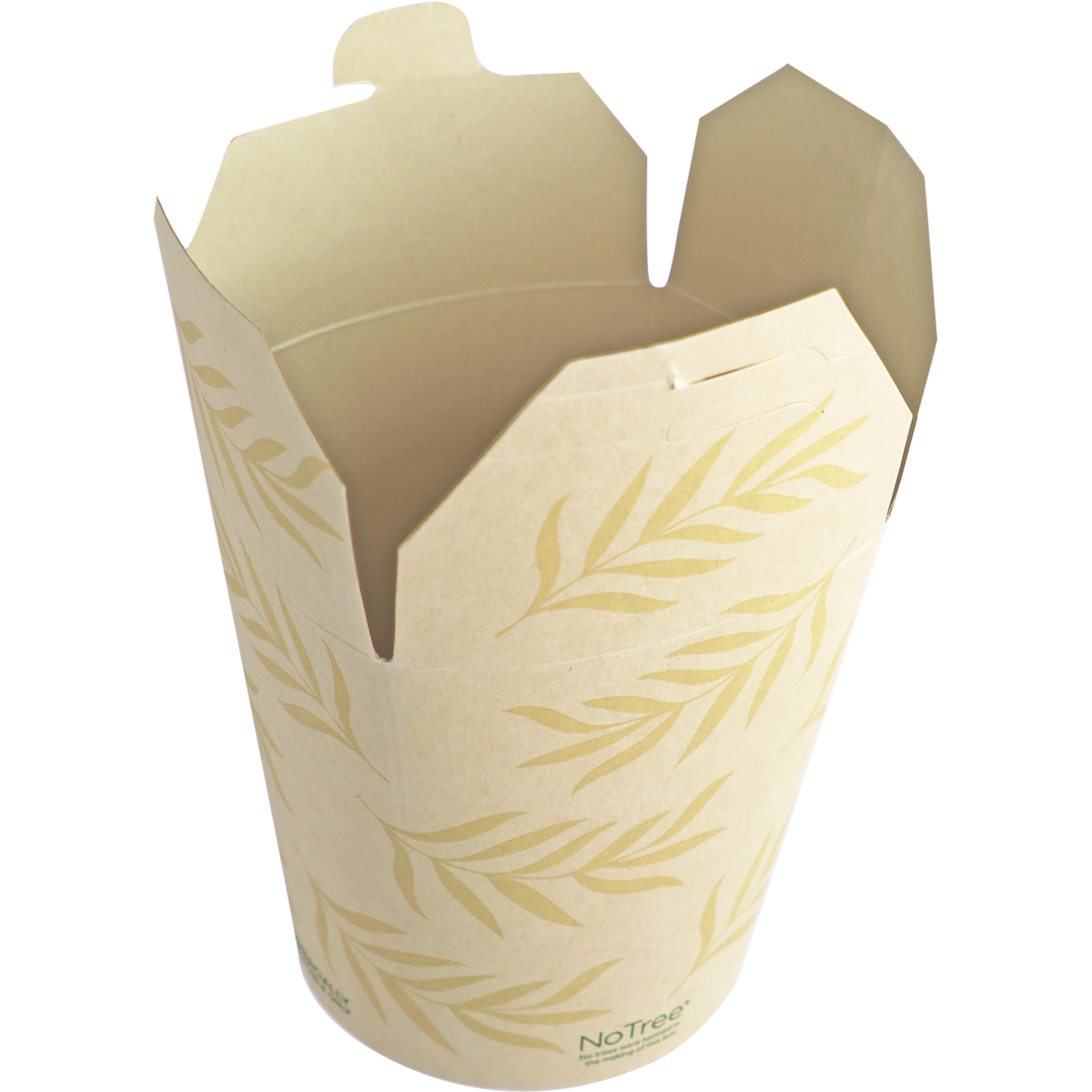 32 oz No Tree® Tall Take Out Container | PLA Lined | No Added PFAS