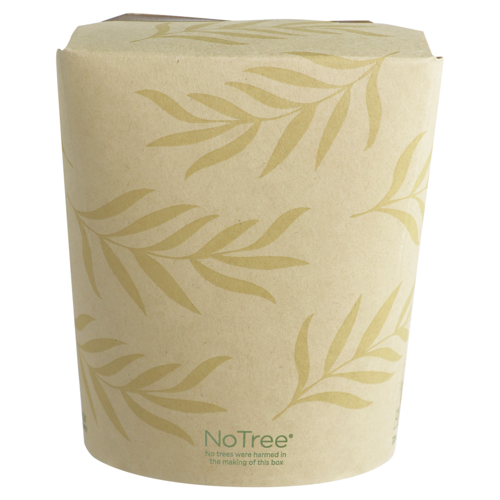32 oz No Tree® Tall Take Out Container | PLA Lined | No Added PFAS