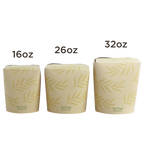 32 oz No Tree® Tall Take Out Container | PLA Lined | No Added PFAS