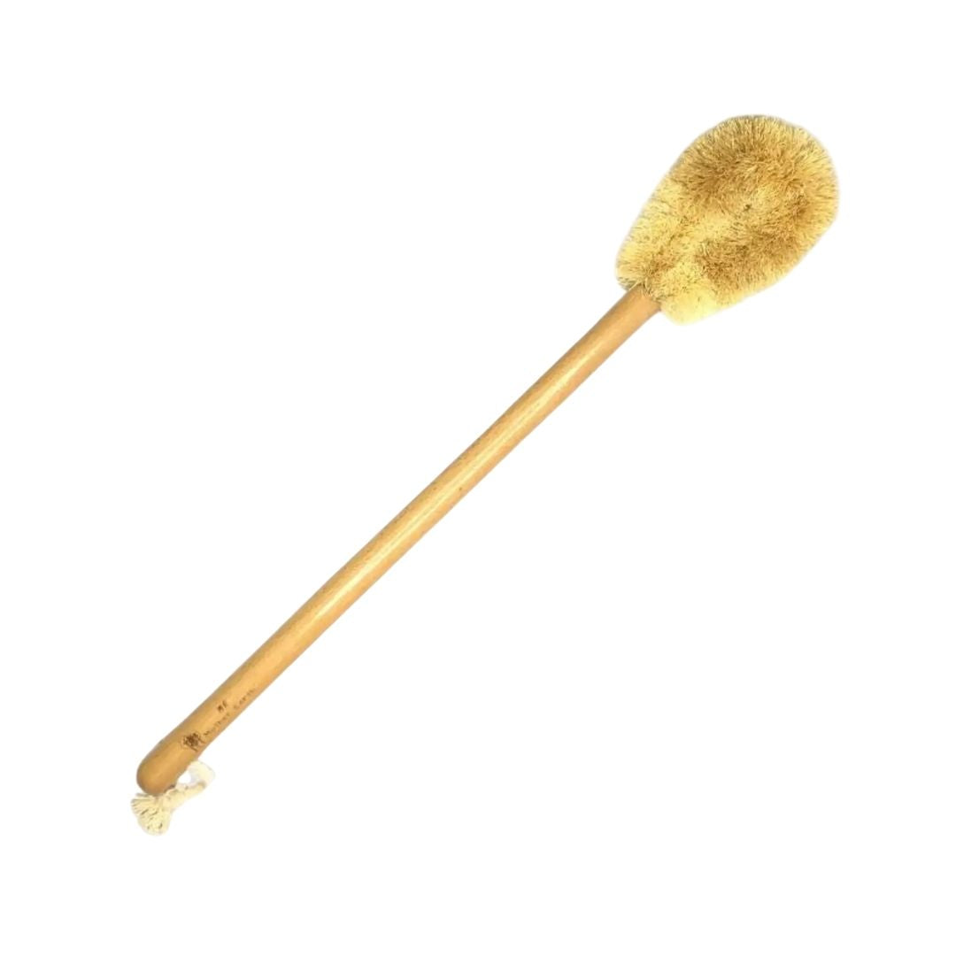 Toilet Brush with Handle| Reusable | Bamboo Handle w/Coconut bristles