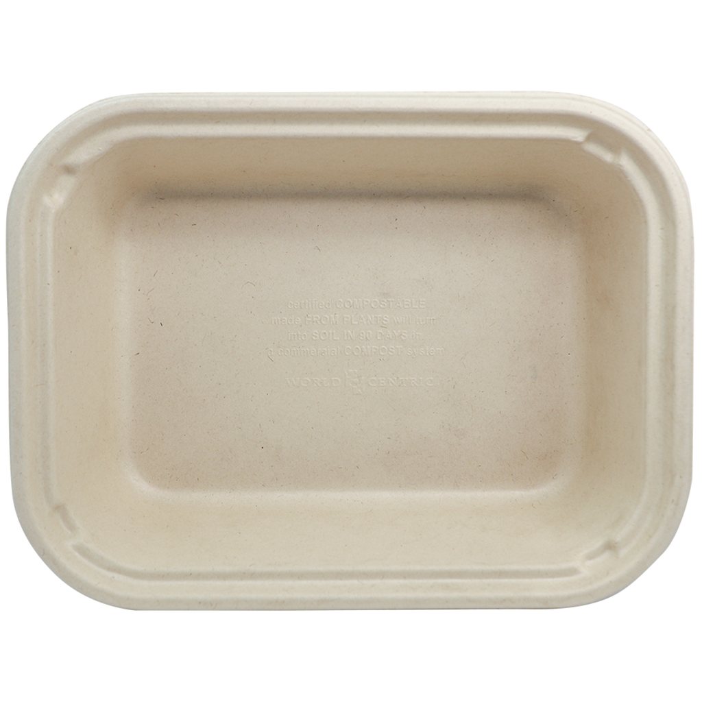 60 oz Fiber To Go Container | 10" x 7.5" x 2.5" | Compostable