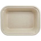 60 oz Fiber To Go Container | 10" x 7.5" x 2.5" | Compostable