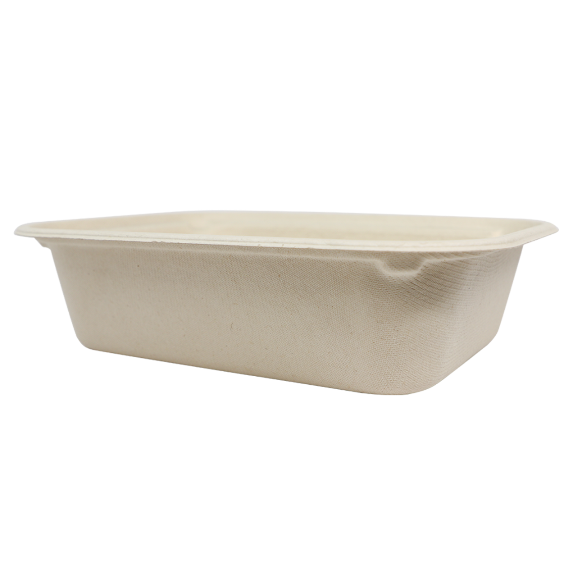 60 oz Fiber To Go Container | 10" x 7.5" x 2.5" | Compostable