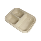 29 oz Fiber Container | PLA Lined | 3-Compartment