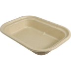 17 oz Compostable Fiber To Go Box Container with PLA Lining