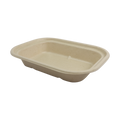 17 oz Compostable Fiber To Go Box Container with PLA Lining