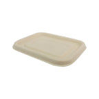 Lid for 6.5" x 5" Fiber Tray | Natural Plant Fiber | Compostable