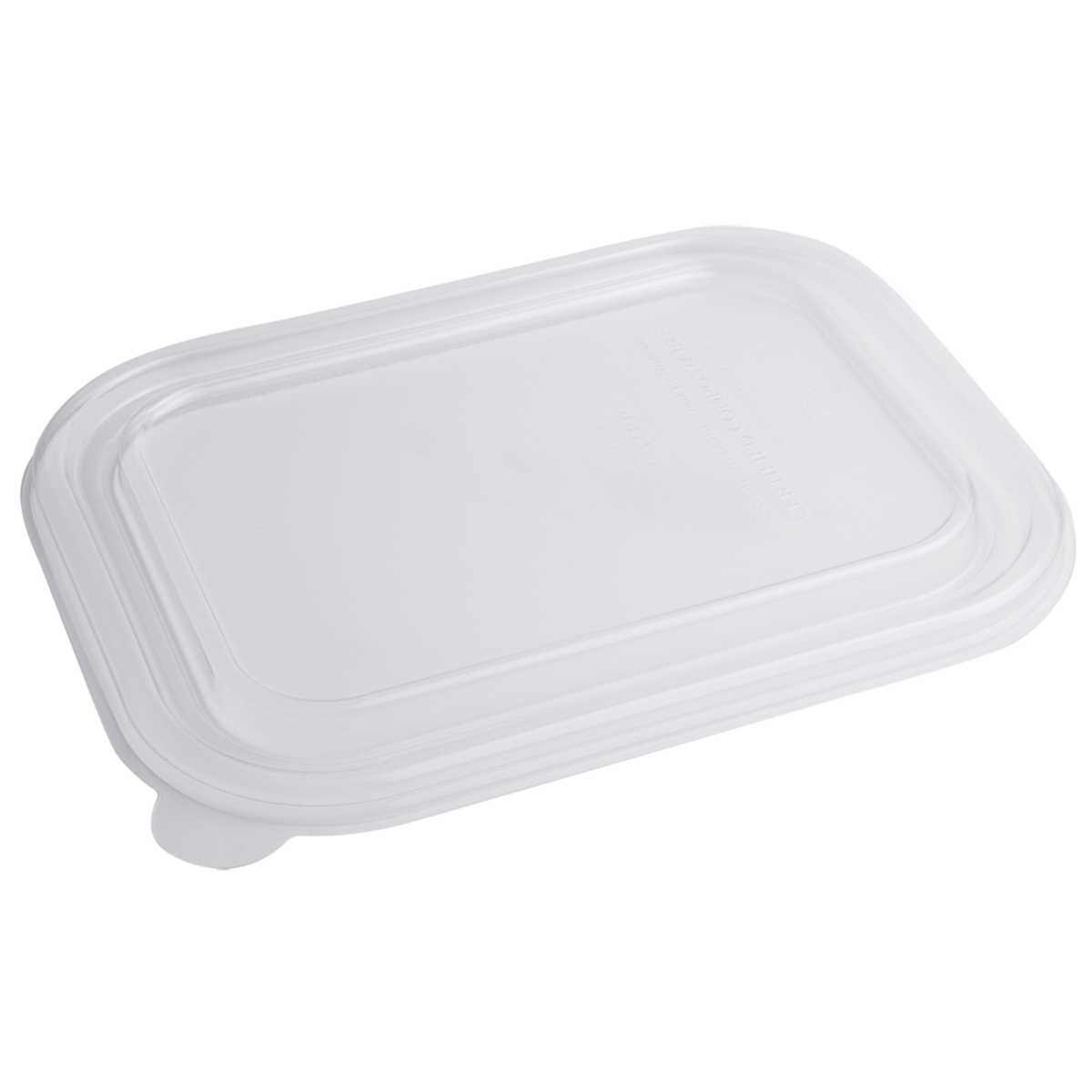 Clear Lid for 36-60 oz Fiber Boxes | PLA