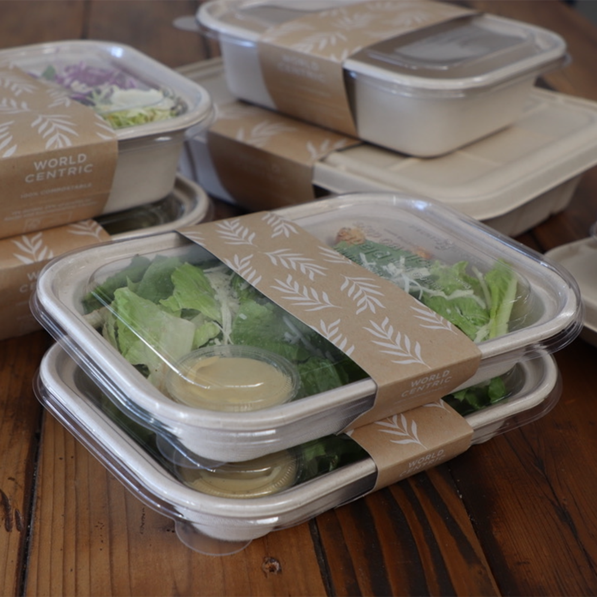 Clear Lid for 36-60 oz Fiber Boxes | PLA