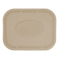 Flat Lid for 36-60 oz Fiber Boxes | Natural Plant Fiber