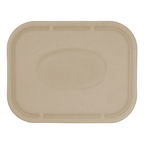 Flat Lid for 36-60 oz Fiber Boxes | Natural Plant Fiber