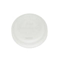 White hot cup lid on a white background
