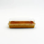 Paper tray with clear lid on a white background