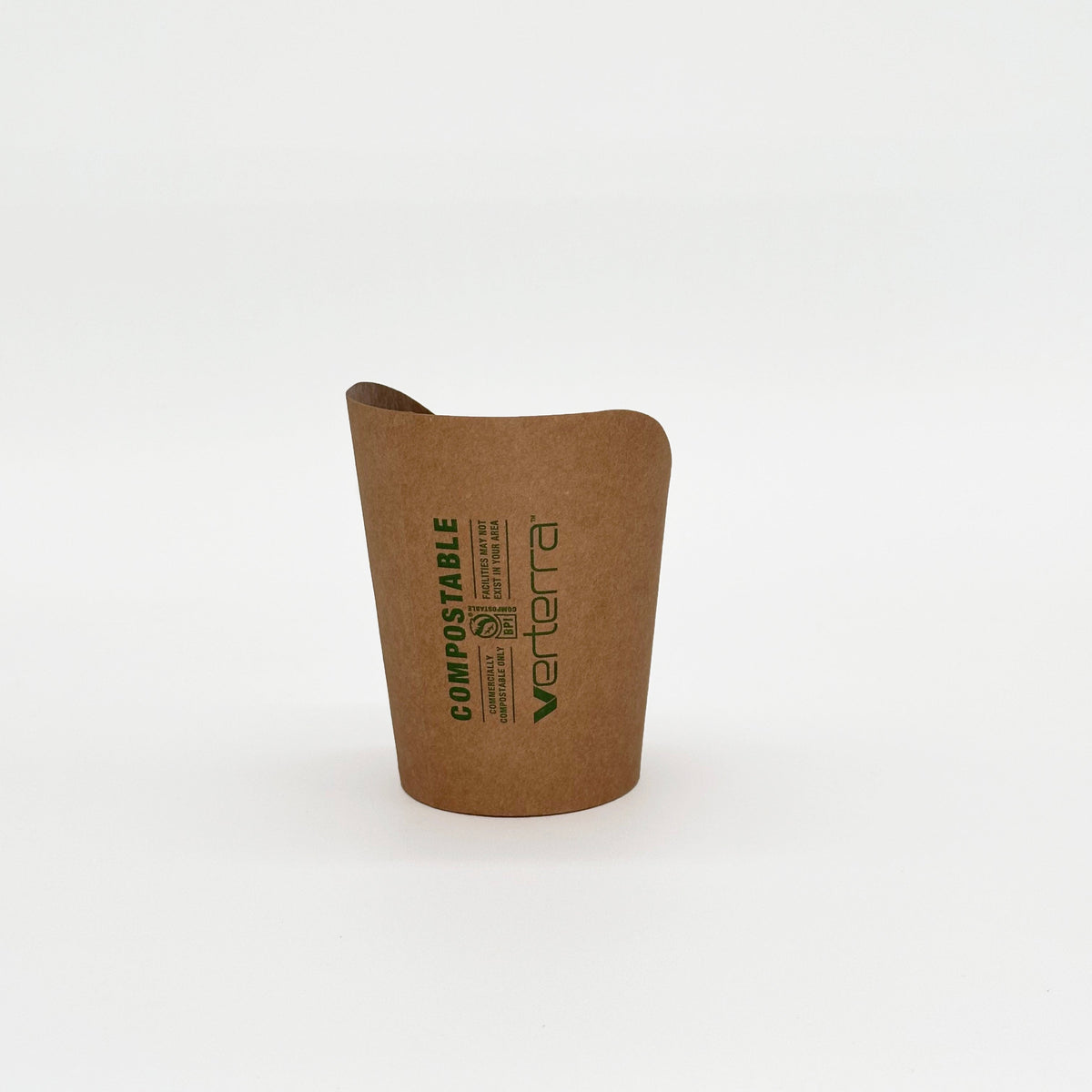 8 oz Paper French Fry Scoop Cup | Compostable