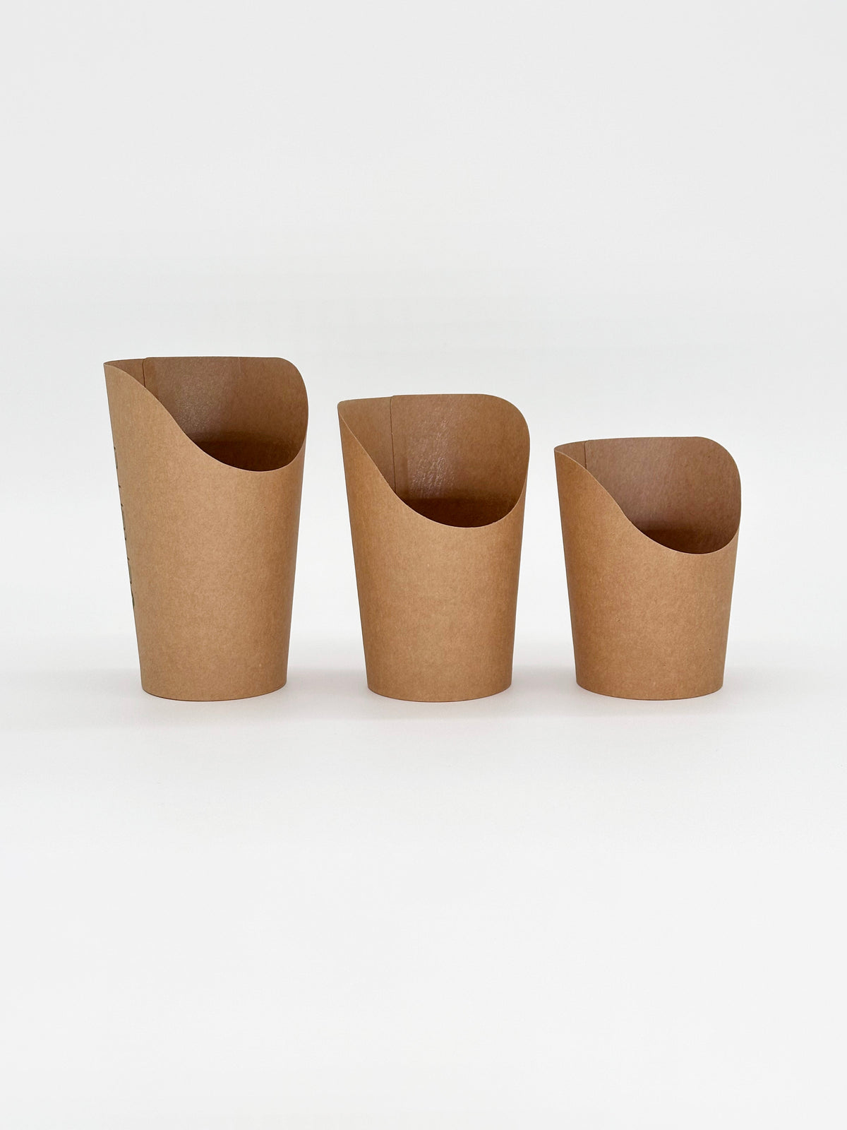 8 oz Paper French Fry Scoop Cup | Compostable