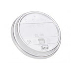 Reclosable Flat Lid | Fits 8-16 oz Round Bottom Cups