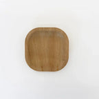 4"x4" Signature Wooden Plate | Compostable