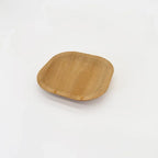 4"x4" Signature Wooden Plate | Compostable