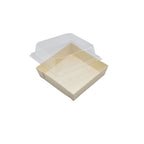 Food Box with a clear lid on a white background