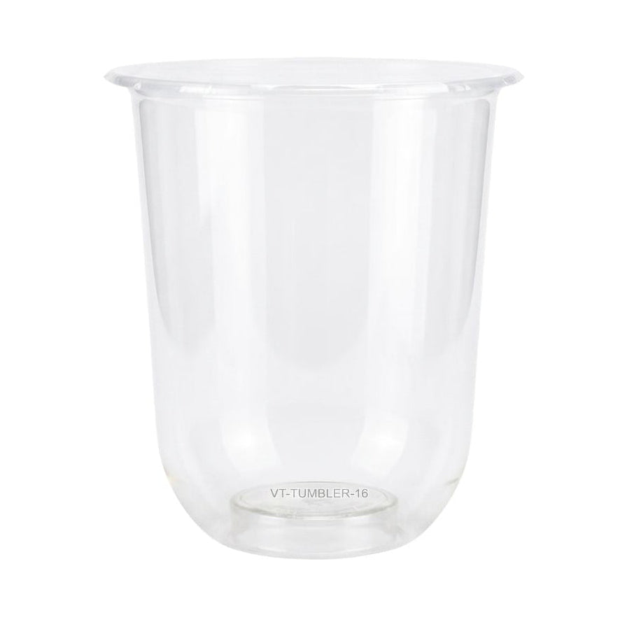 16 oz Round Bottom Cup | Clear PLA | Compostable