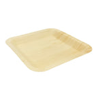 10.2" x 10.2" Square Wooden Plate | Compostable
