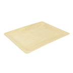 10.4" x 8.5" Rectangular Wooden Plate | Compostable