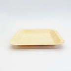 10.2" x 10.2" Square Wooden Plate | Compostable