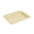 4.7" x 3.7" Rectangular Wooden Plate | Compostable