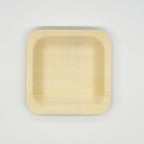 4.5" x 4.5" Square Wooden Plate | Compostable