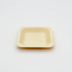 4.5" x 4.5" Square Wooden Plate | Compostable