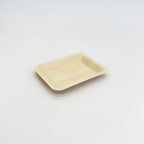 4.7" x 3.7" Rectangular Wooden Plate | Compostable