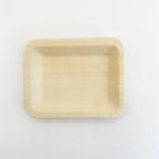 4.7" x 3.7" Rectangular Wooden Plate | Compostable