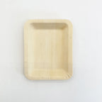 4.7" x 3.7" Rectangular Wooden Plate | Compostable