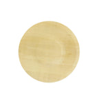 5.5" Round Wooden Plate | Compostable