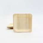 5.5" x 5.5" Square Wooden Plate | Compostable