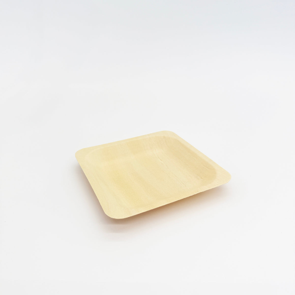 5.5" x 5.5" Square Wooden Plate | Compostable