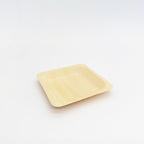 6" x 6" Square Wooden Plate | Compostable