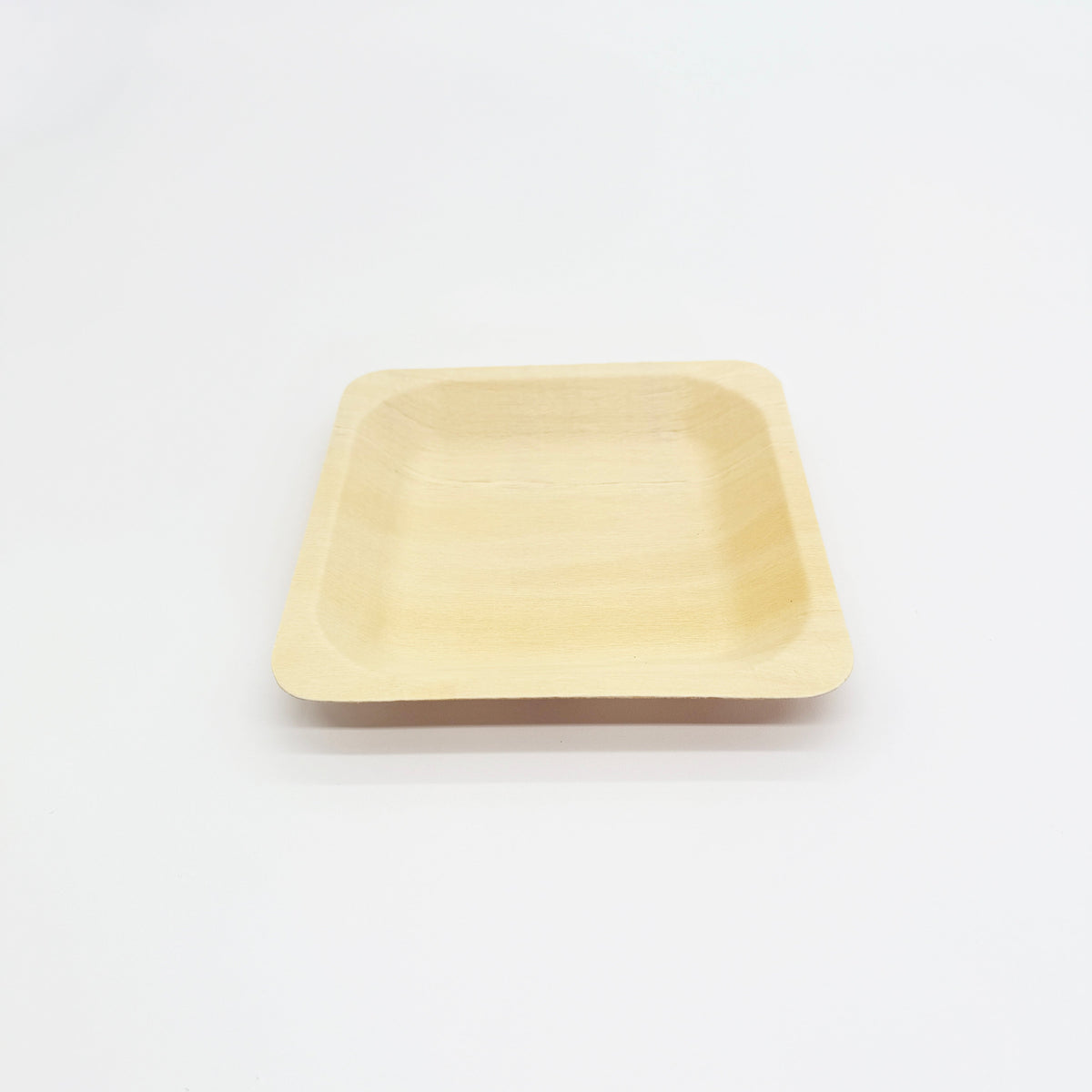 6" x 6" Square Wooden Plate | Compostable